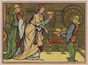 Sing A Song Of Sixpence (färg litho) av English School