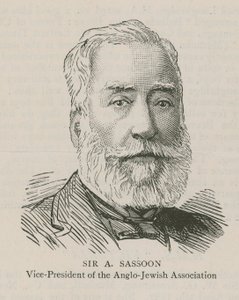 Sir A Sassoon, vicepresident för Anglo-Judiska föreningen av English School