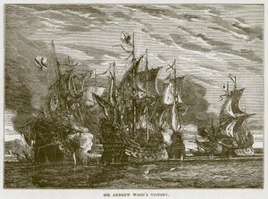 Sir Andrew Woods Victory, illustration från The Sea av F. Whymper av English School