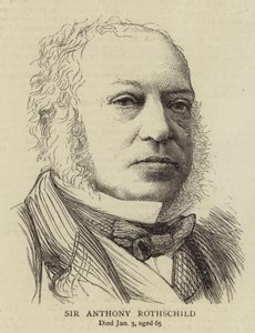 Sir Anthony Rothschild (gravyr) av English School