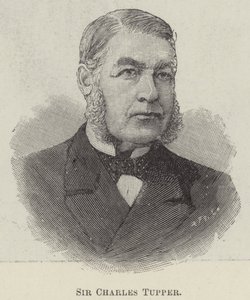 Sir Charles Tupper (gravyr) av English School