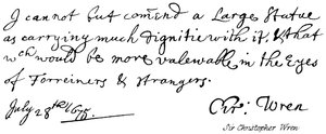 Sir Christopher Wren av English School