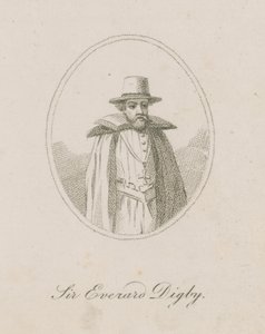 Sir Everard Digby, en medlem av Gunpowder Plot av English School