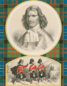 Sir Ewen Cameron från Lochiel. Den sjuttionionde, "eller Cameron Highlanders." av English School