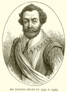 Sir Francis Drake (F. 1545, D. 1596) av English School