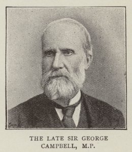 Sir George Campbell (gravyr) av English School