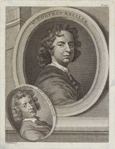 Sir Godfrey Kneller och John Zackary Kneller av English School