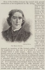 Sir Henry Irving (gravyr) av English School