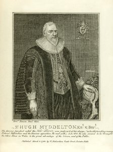 Sir Hugh Myddleton av English School