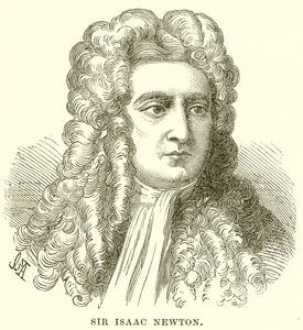 Sir Isaac Newton av English School