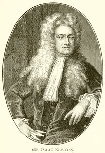 Sir Isaac Newton av English School
