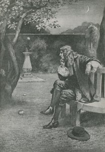 Sir Isaac Newton ser ett äpple falla av English School