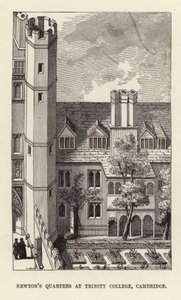 Sir Isaac Newtons kvarter på Trinity College, Cambridge av English School