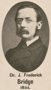 Sir J Frederick Bridge (gravyr) av English School