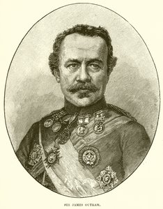 Sir James Outram av English School