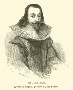 Sir John Eliot (gravyr) av English School