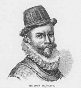 Sir John Hawkins (gravyr) av English School