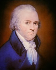Sir John Johnson (pastell på papper) av English School