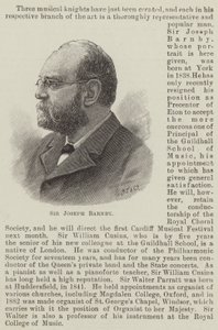 Sir Joseph Barnby (engraving) av English School