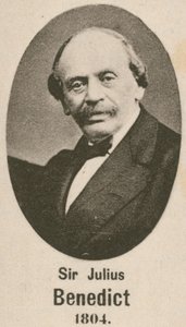 Sir Julius Benedict (gravyr) av English School