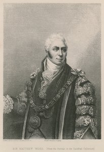 Sir Matthew Wood, borgmästare i London, 1809 av English School