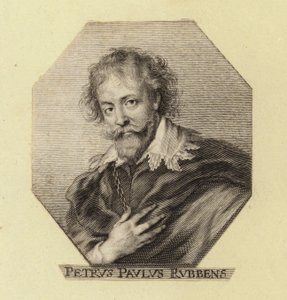 Sir Peter Paul Rubens, flamländsk barockmålare av English School