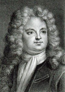 Sir Richard Steele (1672-1729) (gravyr) av English School