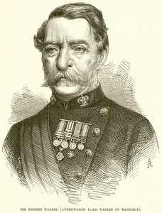 Sir Robert Napier (efteråt Lord Napier av Magdala) av English School