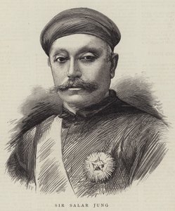 Sir Salar Jung (gravyr) av English School