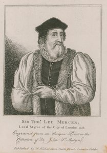 Sir Thomas Leigh, Mercer, borgmästare i London 1558 av English School