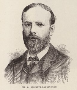 Sir V Kennett-Barrington (gravyr) av English School