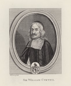 Sir William Curtius (gravyr) av English School