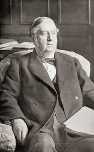 Sir William Harcourt, från "Gladstone: The Man and the Statesman", av David Williamson, publicerad 1898 av English School