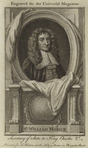 Sir William Morice, utrikesminister åt kung Charles 2:a av English School