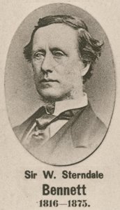Sir William Sterndale Bennett (gravyr) av English School