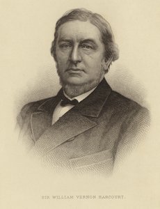 Sir William Vernon Harcourt av English School