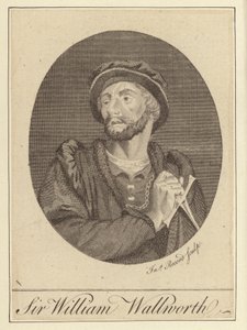 Sir William Wallworth (gravyr) av English School