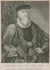Sir Wolstan Dixie, borgmästare i London, 1585 av English School