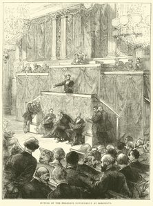 Sammanträde av delegatregeringen i Bordeaux, december 1870 av English School