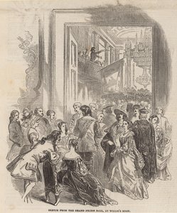 Skiss från Grand Polish Hall på Williss Room av English School