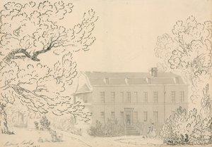Sketch of Putney Park, Putney, London (wc på papper) av English School