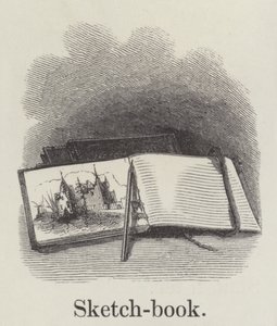Skissbok (gravyr) av English School