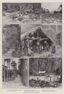 Skisser på Venezuelas gräns (litho) av English School