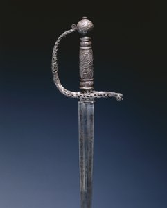 Litet svärd, c.1650 av English School