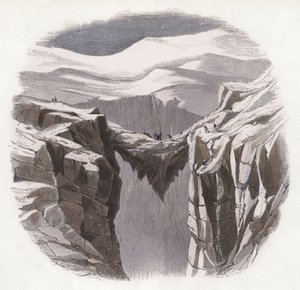 Snöbroar (färgad gravyr) av English School