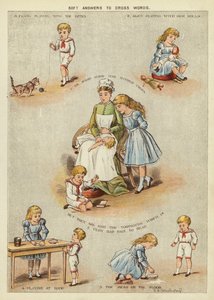 Mjuka svar på korsord (chromolitho) av English School