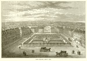 Soho Square, omkring 1700 av English School