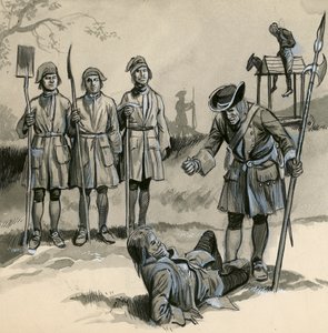 Soldater under drottning Annes regeringstid av English School