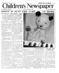 Sooty, förstasidan av 