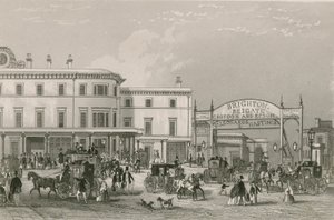 Sydöstra järnvägsstationen, London Bridge av English School